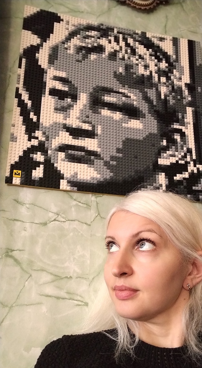 Свой портрет ребёнок собрал сам