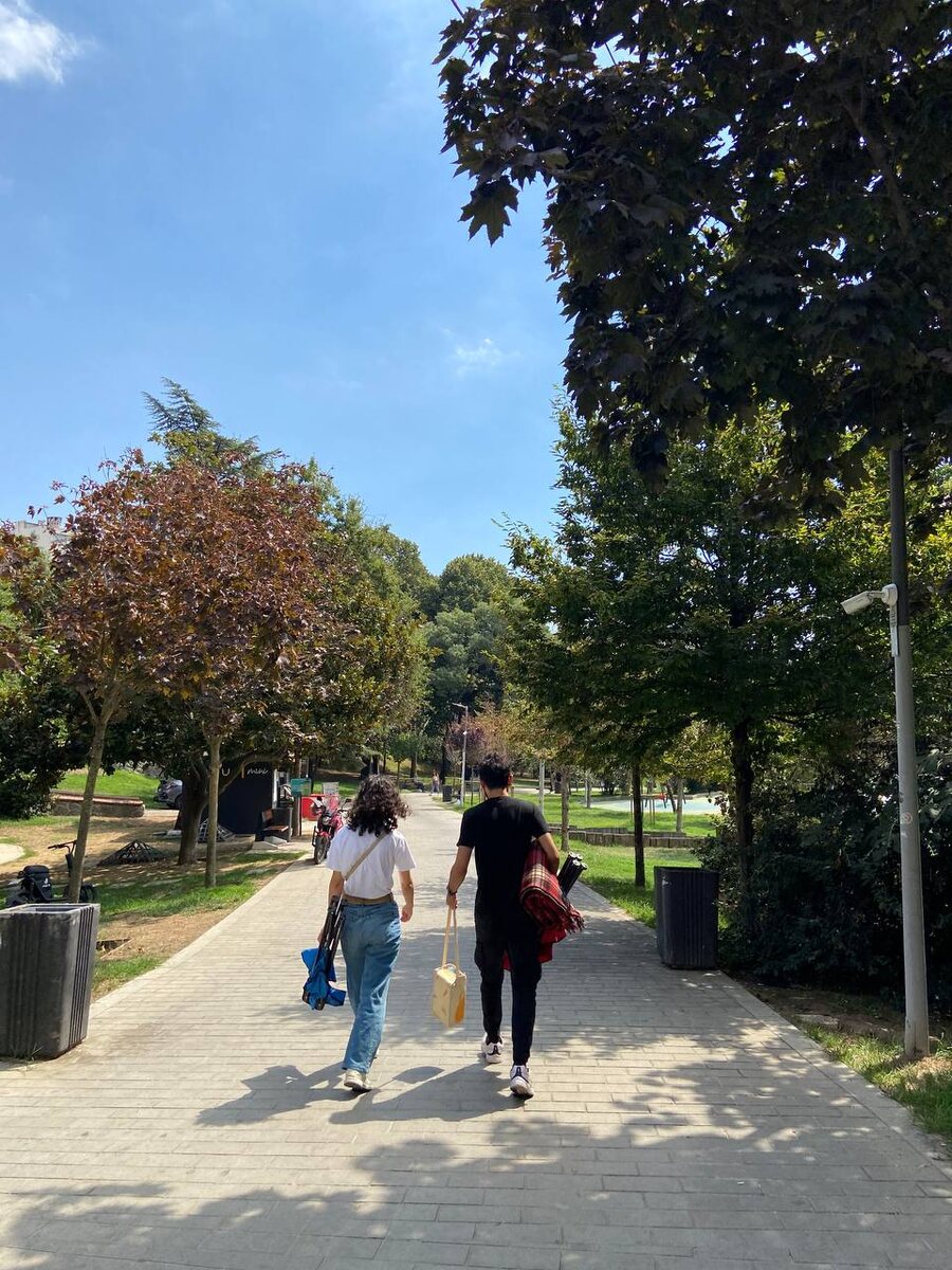 Маленький фуникулёр в центре Стамбула