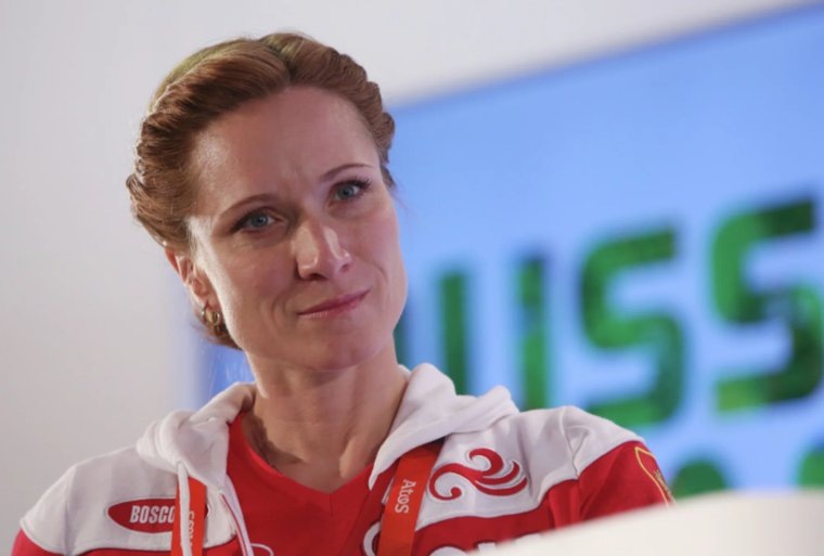    Пресс-атташе олимпийской сборной России Мария Киселева во время пресс-конференции в медиацентре российской олимпийской площадки в 2012 году Екатерина Чеснокова / РИА Новости