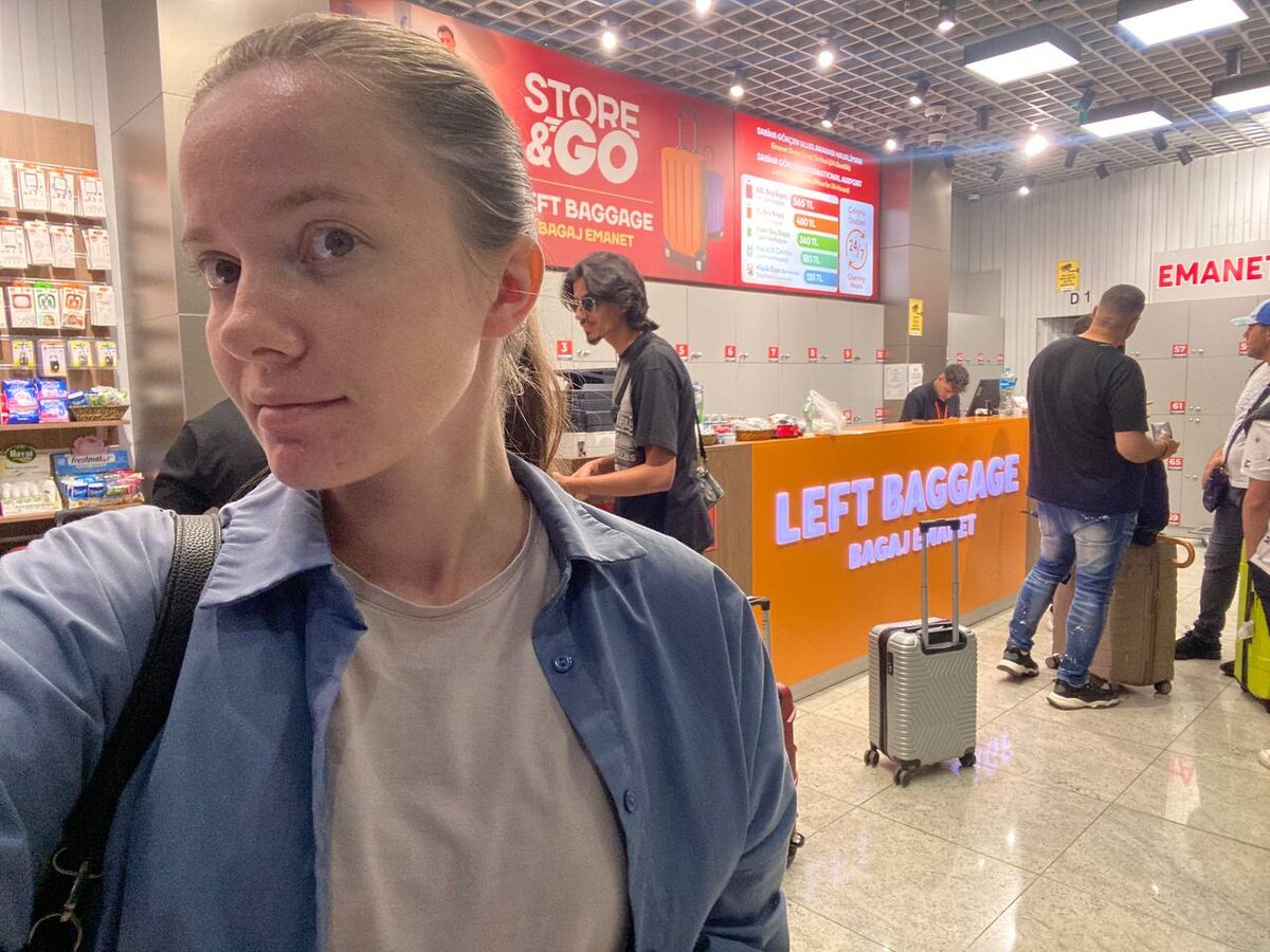 Камеры хранения в аэропорту Сабиха Гёкчен (Стамбул): мой опыт осень 2025г + цены