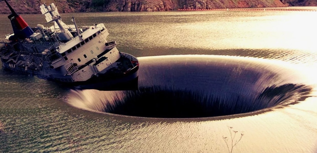 На глазах очевидцев: Гигантская воронка засосала целое озеро с 13 миллионами тонн воды