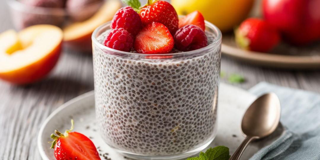 Чиа-пудинг для здорового утра.