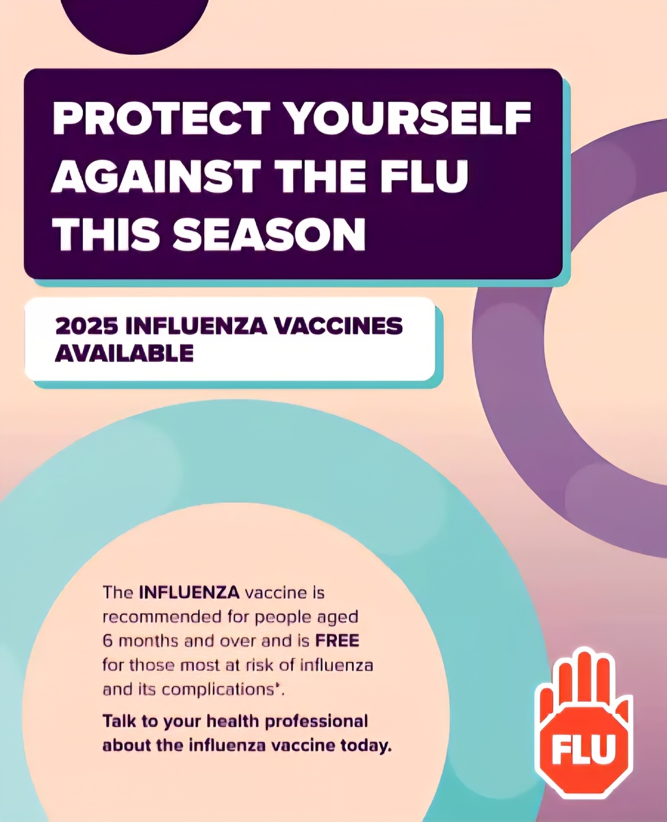 Ещё немного потренироваться в английском с помощью австралийского постера, посвящённого профилактике гриппа