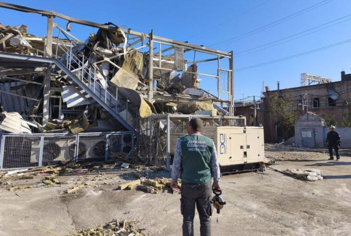 Последствия ночного удара Гераней в Запорожье, источник Телеграм-канал Хроники Гераней