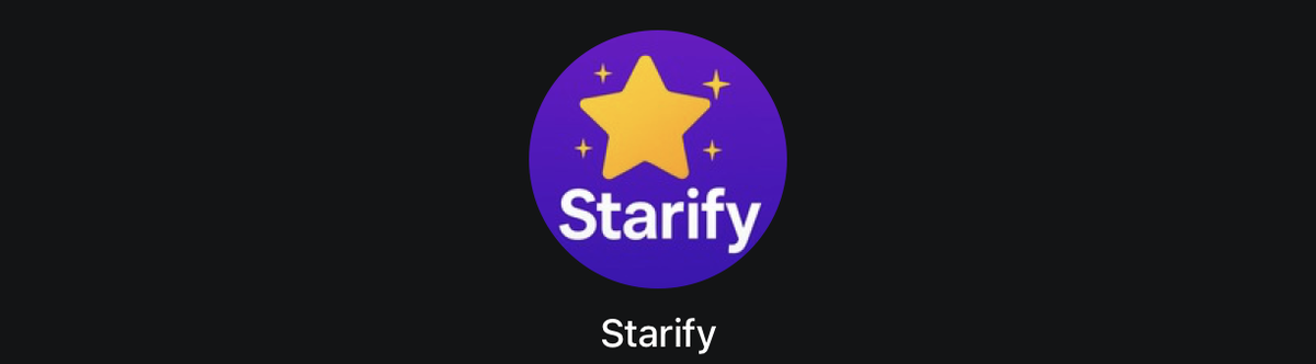 ТГ бот Starify