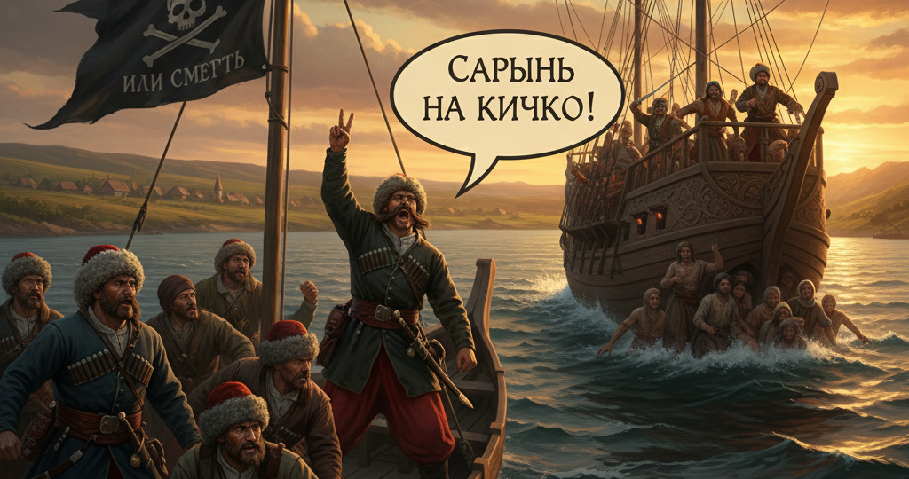 "Сарынь на кичку!" – Секретный Клич Казаков: Что Означают Эти Таинственные Слова, Заставлявшие Врагов Дрожать?
