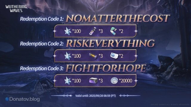    Промокоды стрима версии 2.7 Wuthering Waves