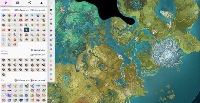    Использование фильтра «Material»