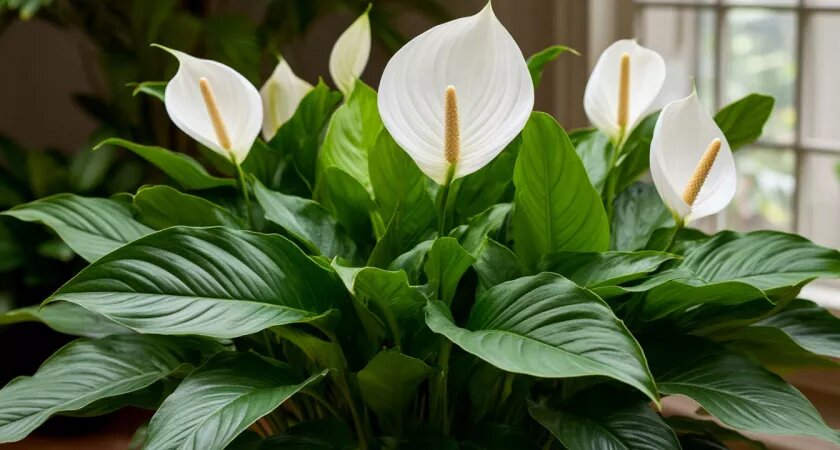    Не земля, а сплошные витамины: бледный спатифиллум бурно зазеленеет - одно решение осенью