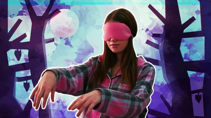 Лунатизм — что это. Обложка © Коллаж © Life.ru, фото © Shutterstock / FOTODOM / Africa Studio, © Freepik