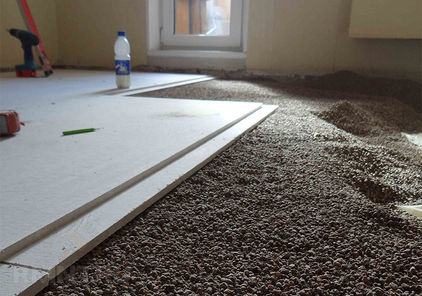Сухая стяжка пола