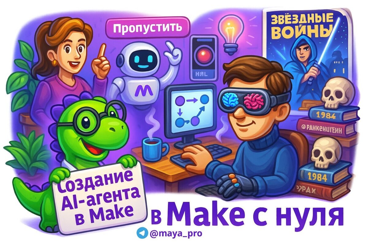    Создание AI-агента в Make: Пошаговое руководство для новичков Артур Хорошев