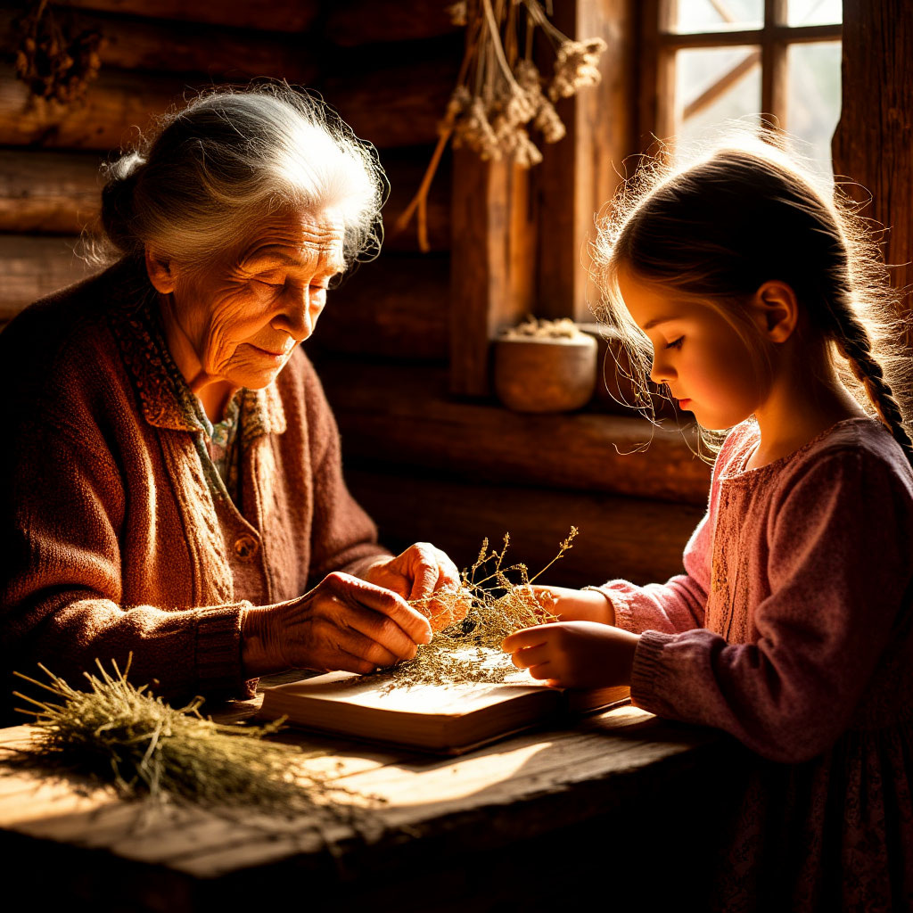 От бабушке - к дочке и внучке - так знания о травушках-муравушках и передавались. А как сейчас?