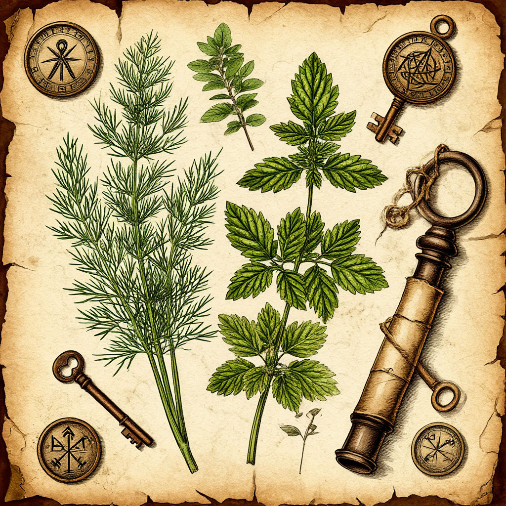 Твори простую магию с простыми и понятными растениями: петрушкой, упропом да мятой
