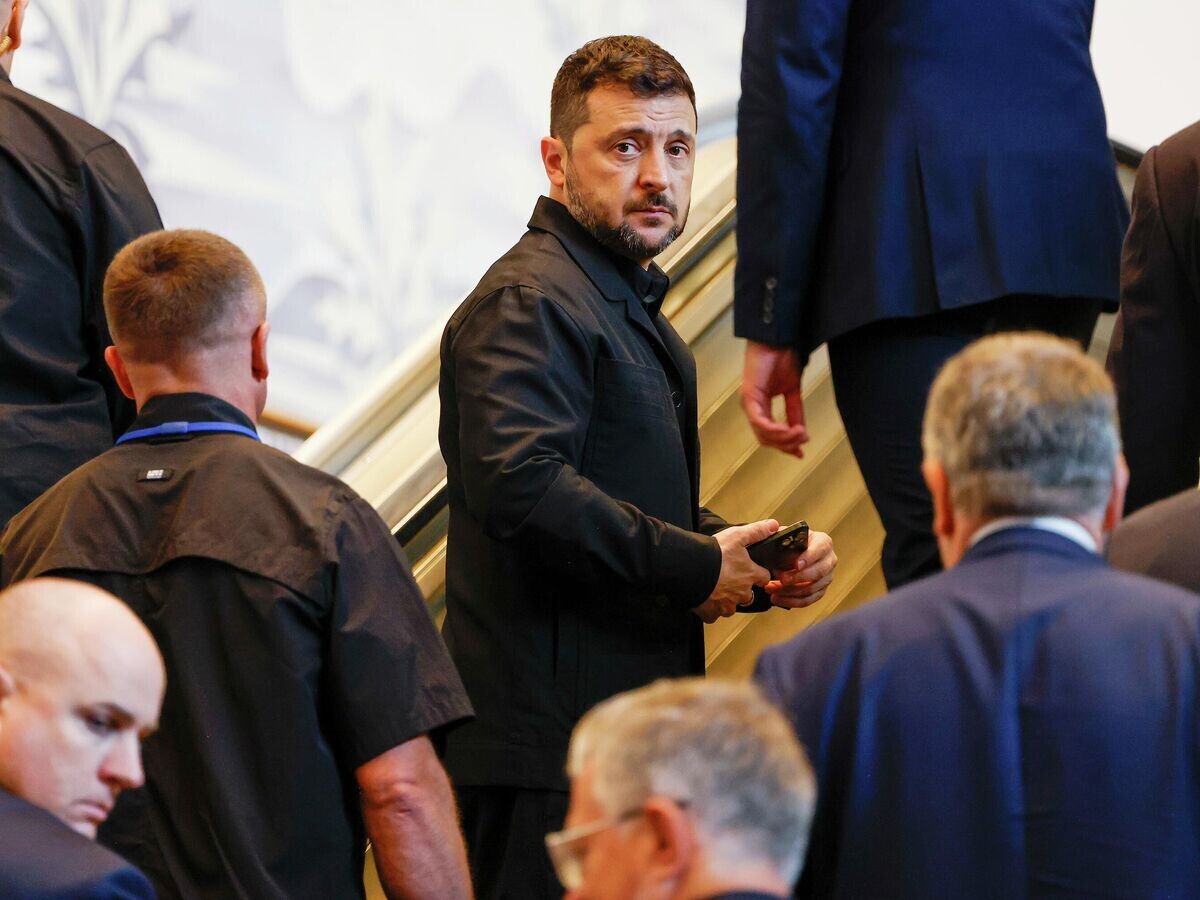    Владимир Зеленский прибыл в штаб-квартиру ООН© AP Photo / Stefan Jeremiah