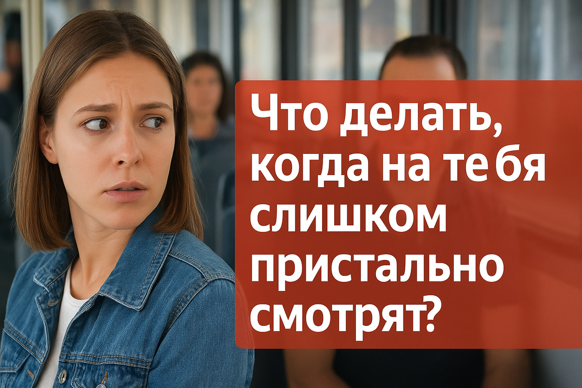 Почему незнакомые люди могут откровенно пялятся на вас в транспорте?