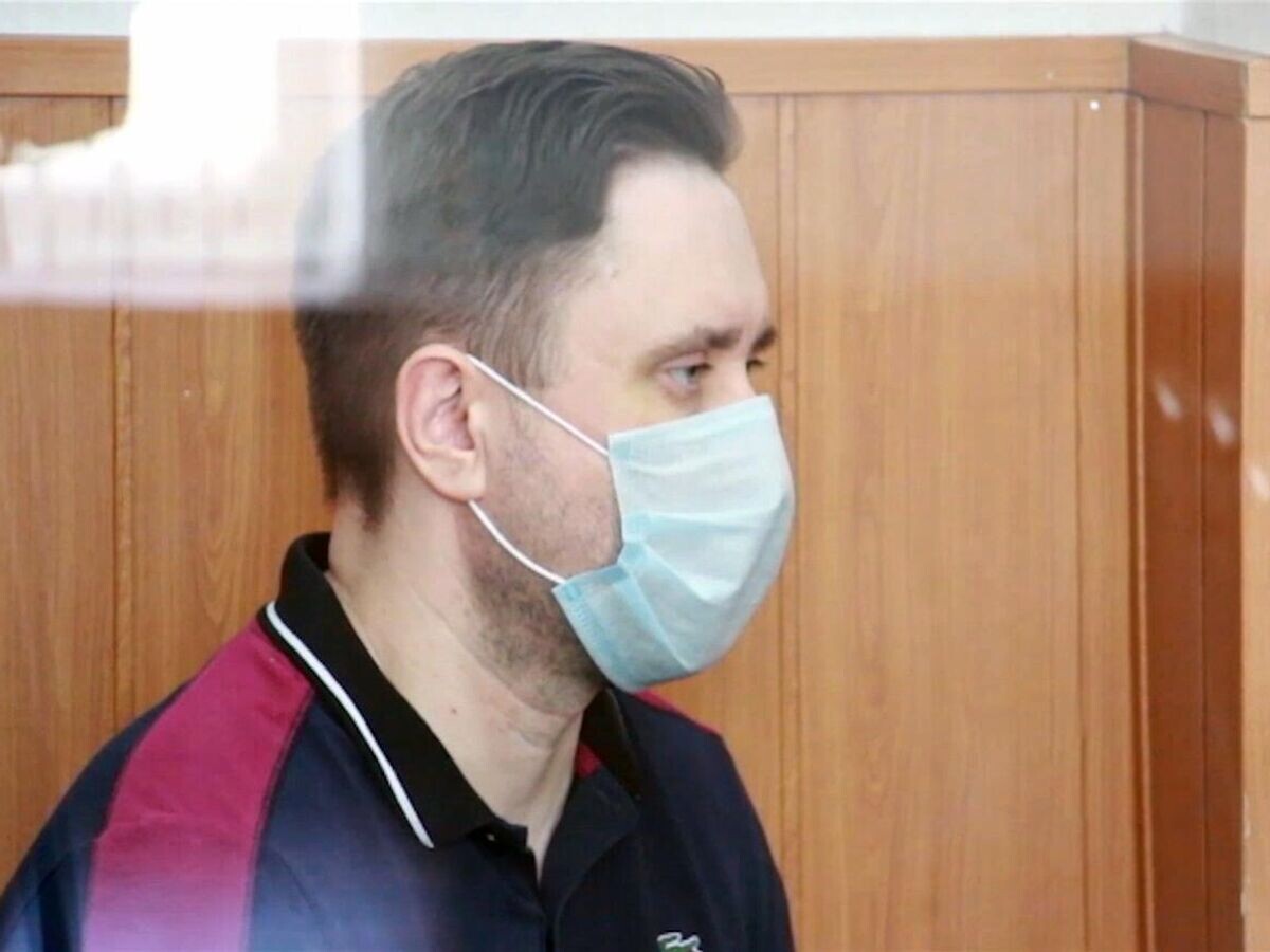    Гражданин России Денис Лобов во время оглашения приговора за шпионаж и госизмену в Ростовском областном суде© РИА Новости / Пресс-служба ФСБ РФ