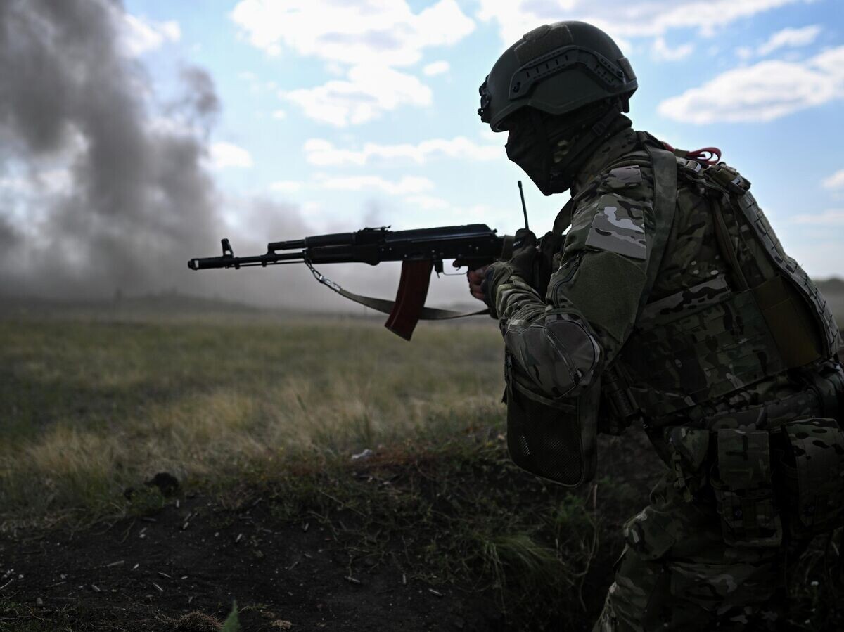    Российский военнослужащий© РИА Новости / Сергей Бобылев