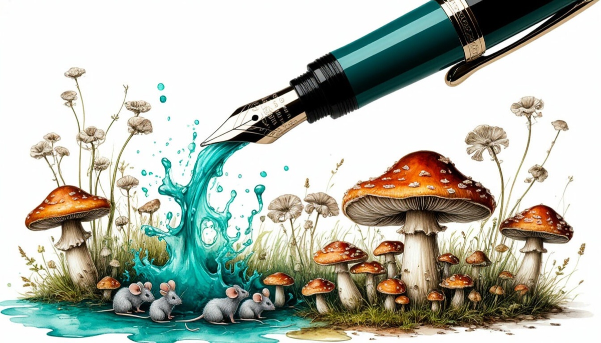 Иллюстрация автора: мышата - это не то что вы подумали, это севастопольские грибочки