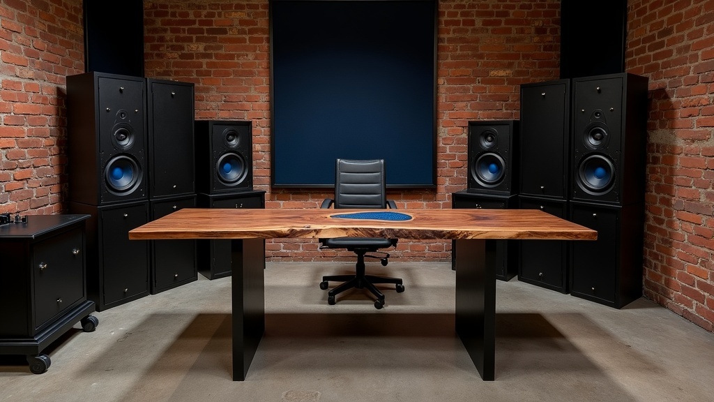    Как обустроить студию звукозаписи в стиле лофт? Узнайте о акустических столах, рэковых стойках и секрете уютного дизайна! admin