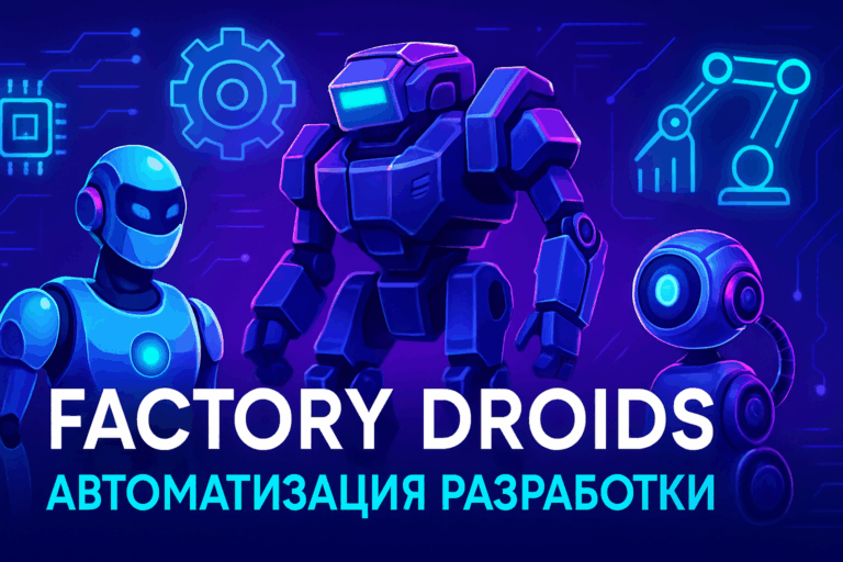    Factory Droids — инновационные ИИ-ассистенты для автоматизации разработки, ускоряют работу команды, создают документацию, улучшают процессы и обучение.