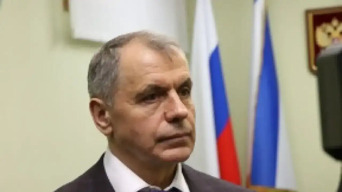    Глава крымского парламента Владимир Константинов.