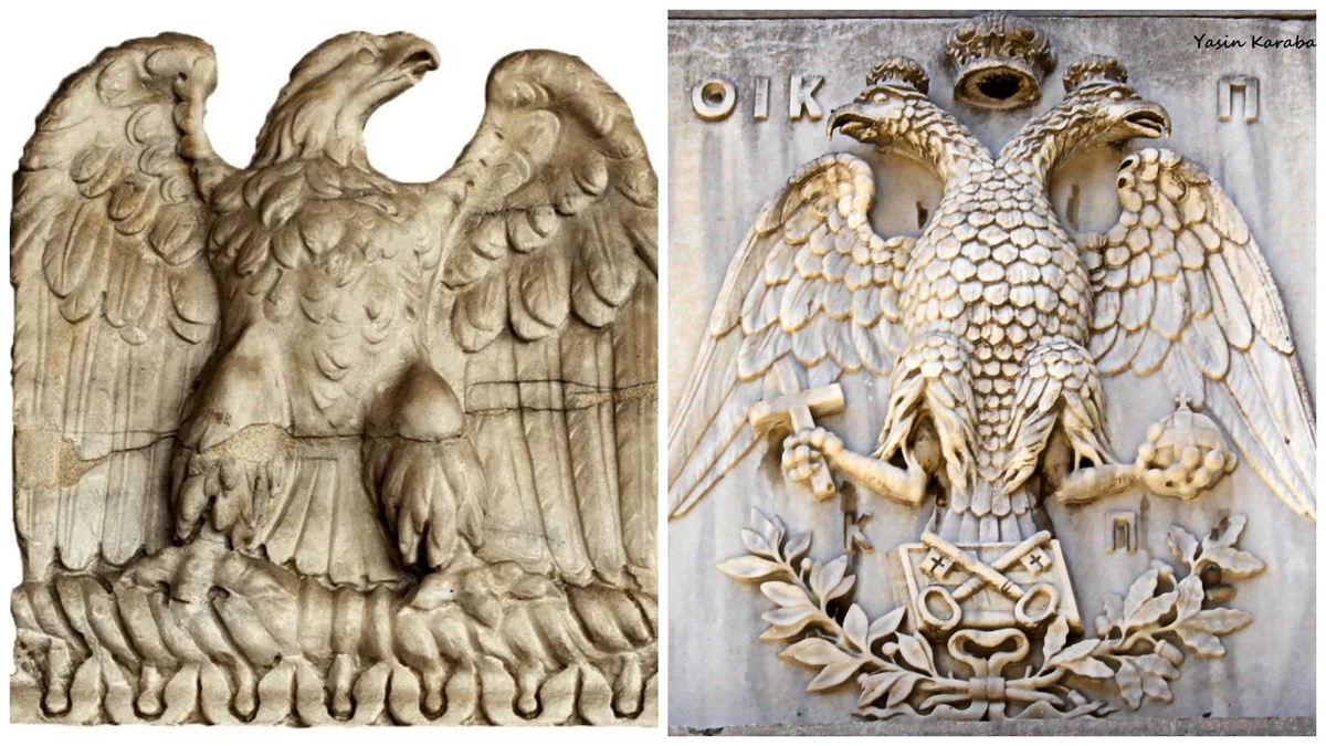 Орел Древнего Рима и орел Византии.