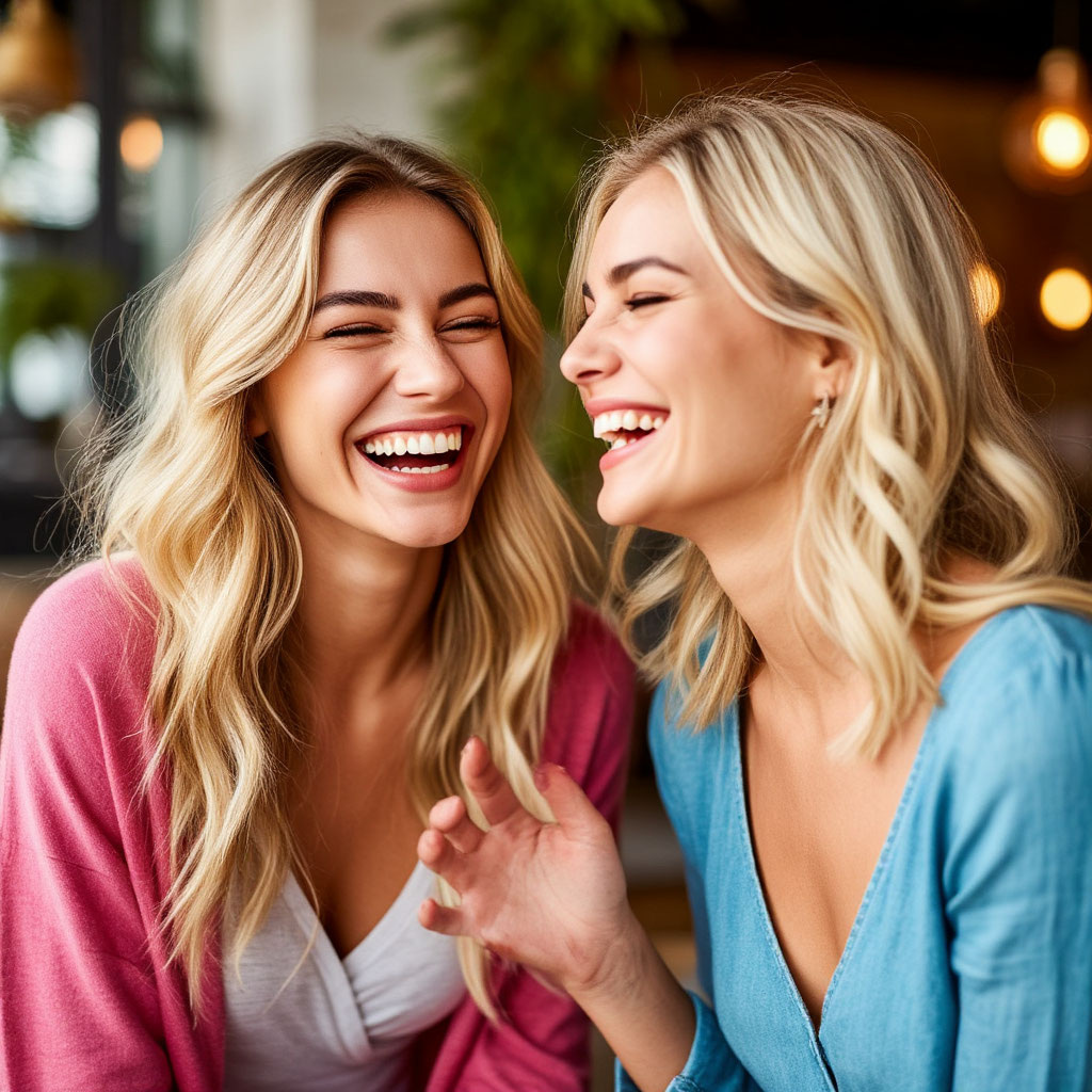 Россия: смешные анекдоты про блондинок. Фото из нейросети