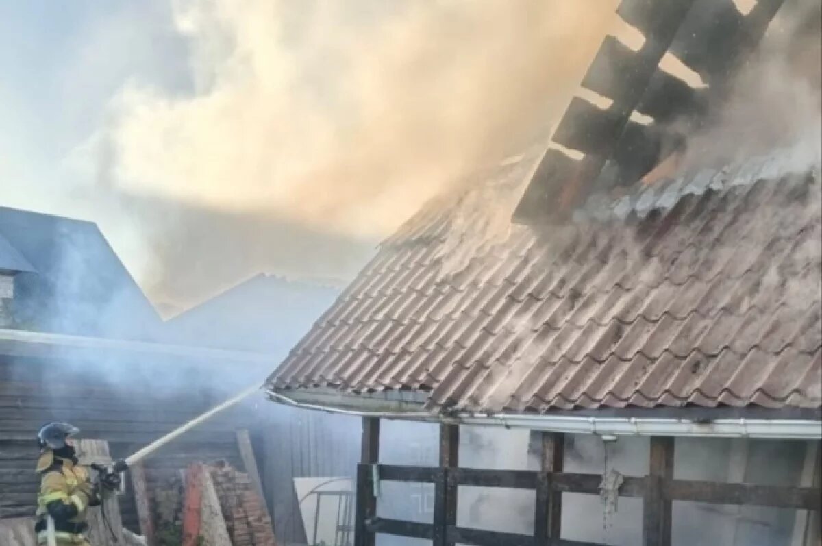    Забайкальские пожарные потушили почти 2 га сухой травы