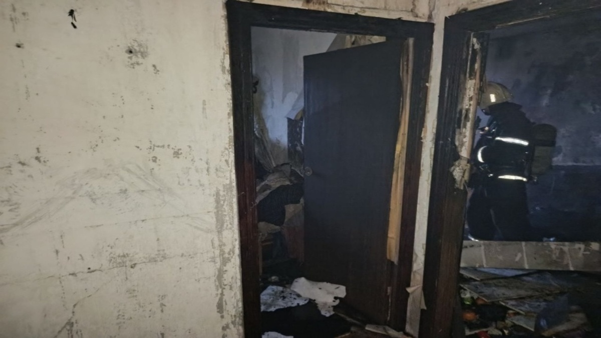    64-летний мужчина погиб при пожаре в Курске