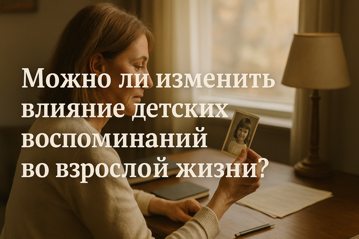 Можно ли изменить влияние детских воспоминаний во взрослой жизни