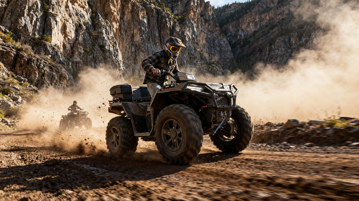 история квадроциклов polaris