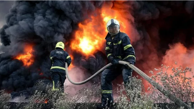    Киев и регионы объяты пожарами. Российские военные нанесли комбинированный удар по Украине