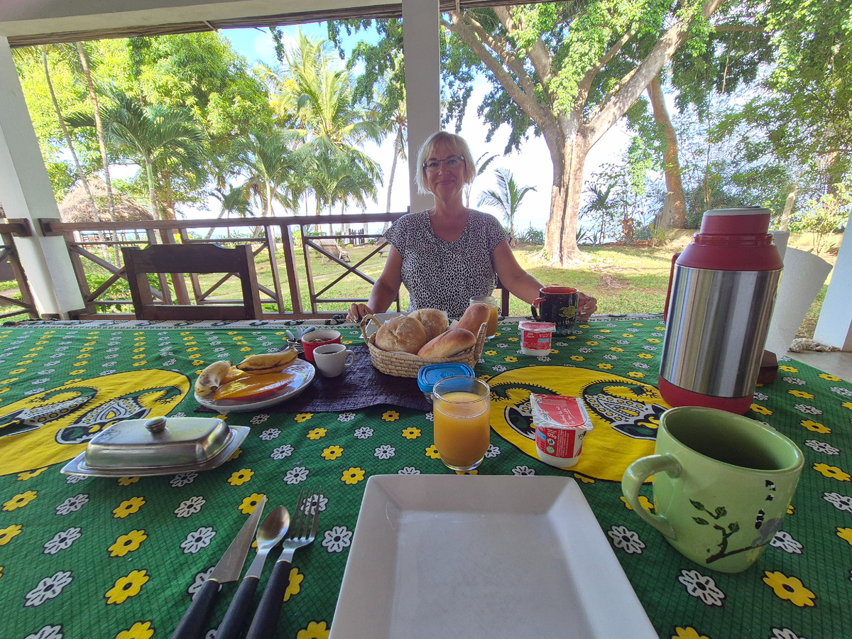 завтрак, вилла Колибри, Нуси бе, Мадагаскар