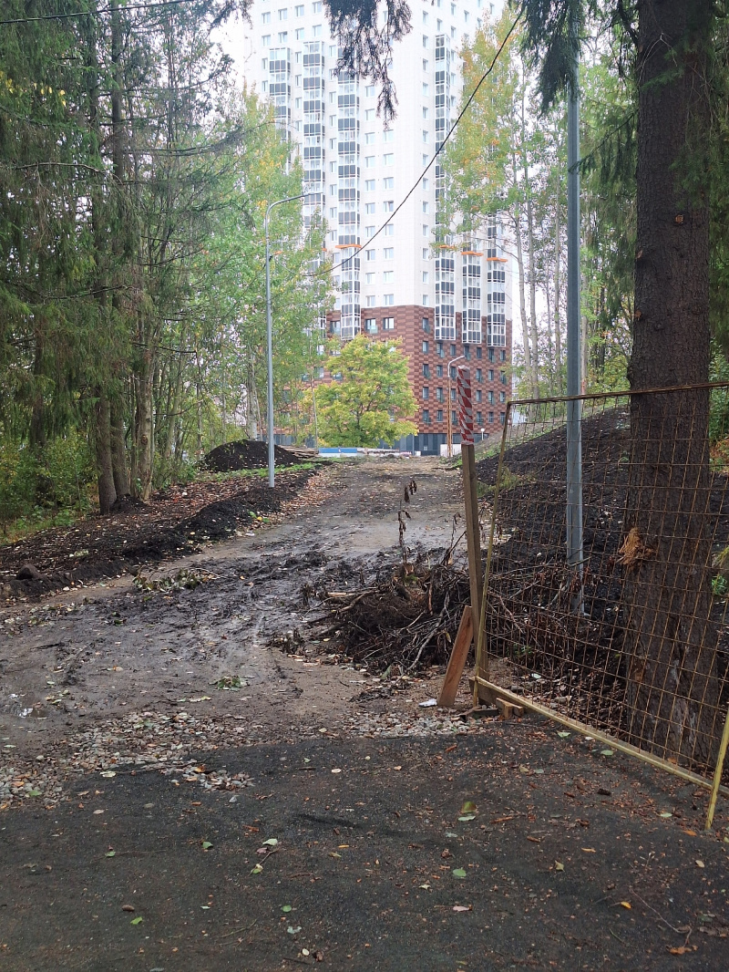    Горы грязи оставили после благоустройства парка в Петрозаводскепаблик «КУККОВКА.РФ | микрорайон Кукковка»