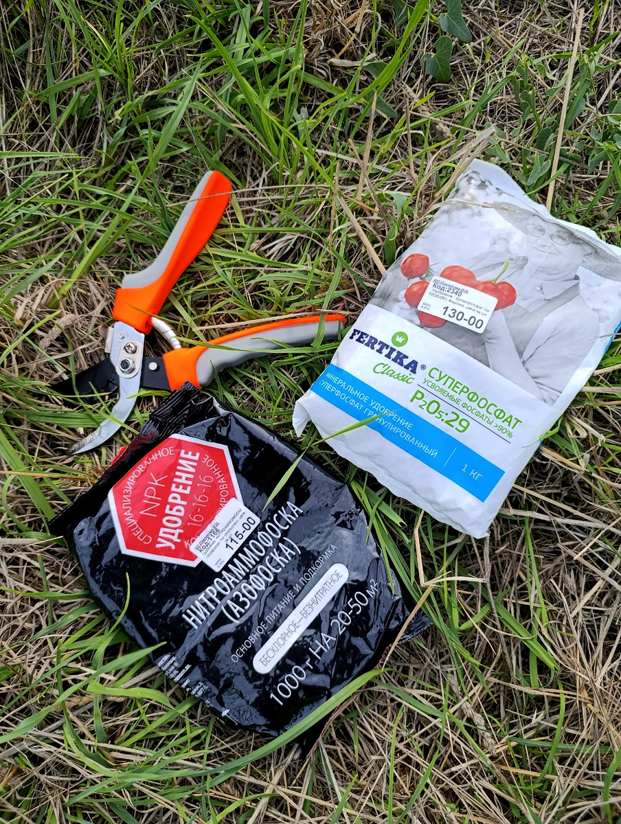 Удобрения для нашего садика. 