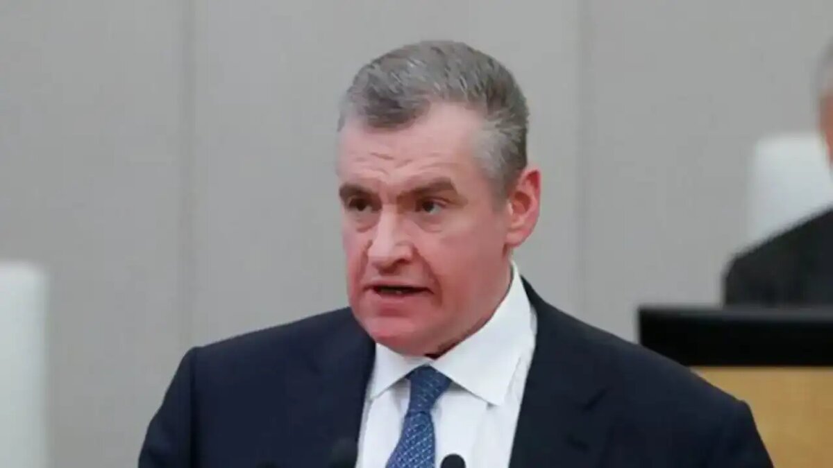    Лидер ЛДПР Леонид Слуцкий.