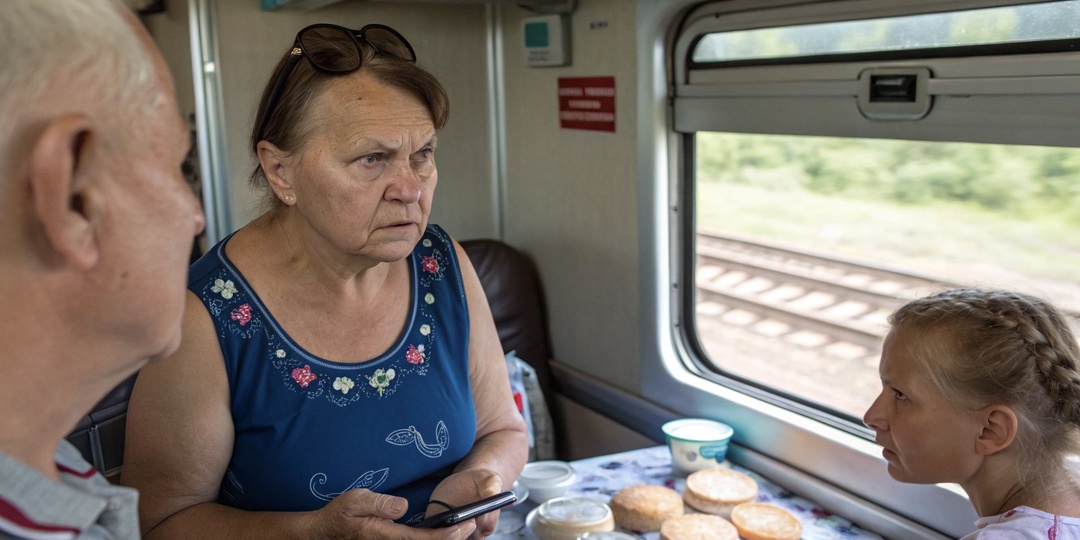 Конфликт на нижних полках: — Вы понимаете, что я имею полное право вызвать проводника и составить жалобу на ваше поведение?