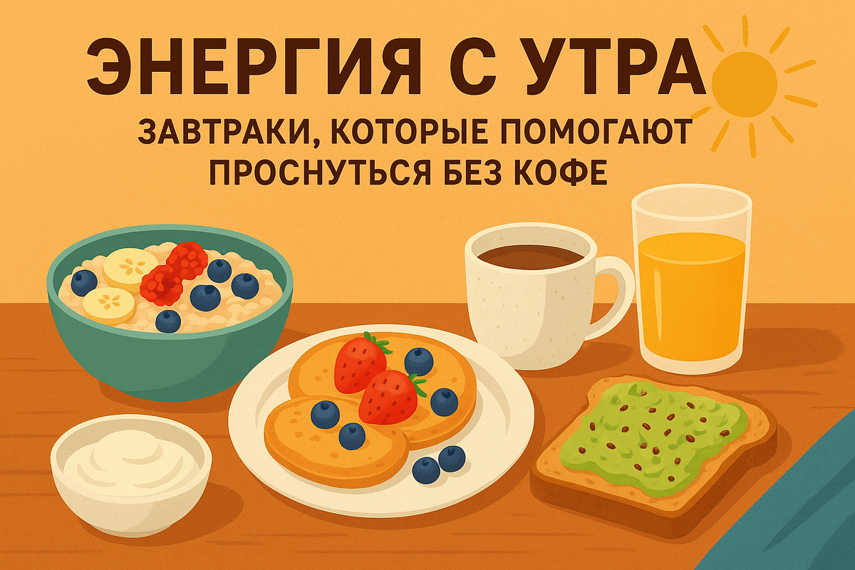 Энергия с утра – завтраки, которые помогают проснуться без кофе