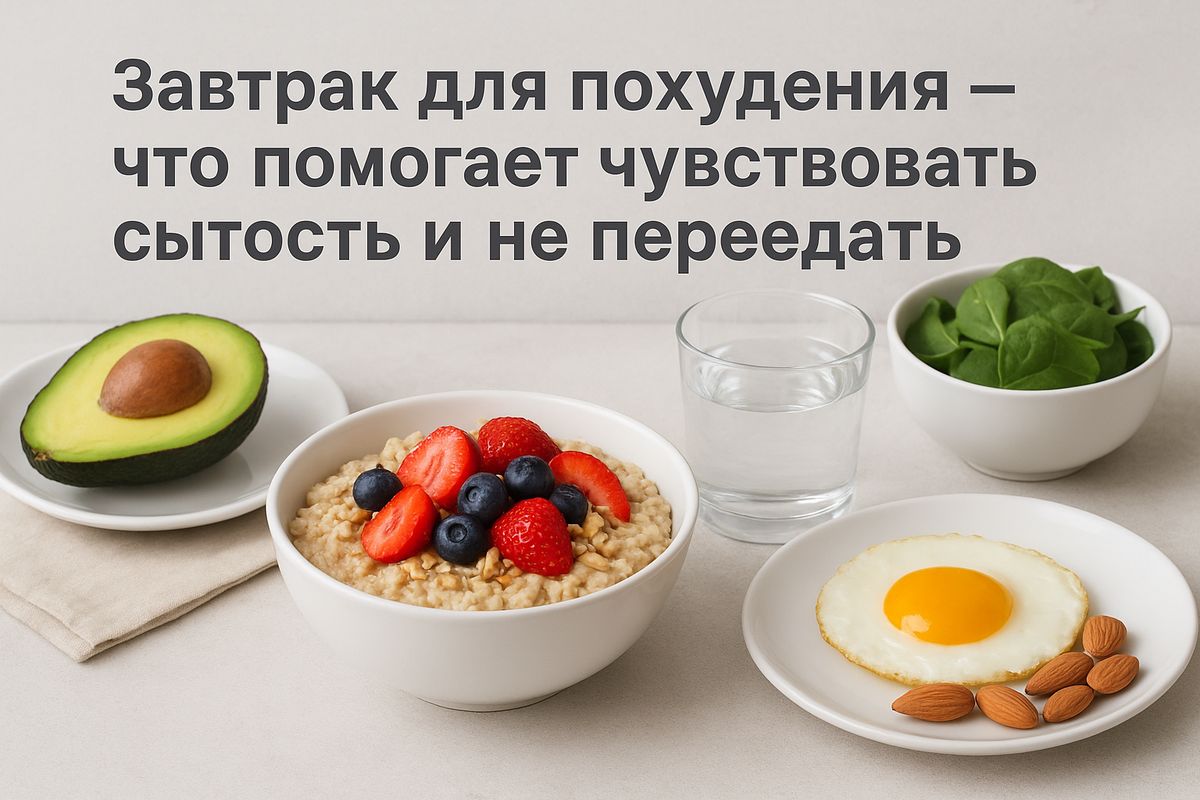 Завтрак для похудения – что помогает чувствовать сытость и не переедать