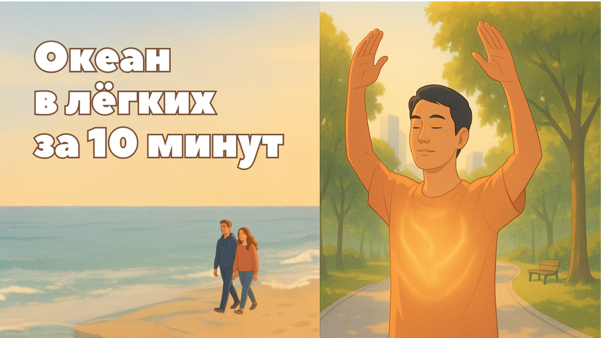Цигун вместо прогулки у моря