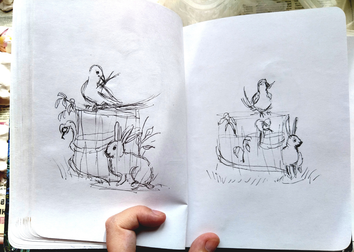 Мои наброски-замысел.