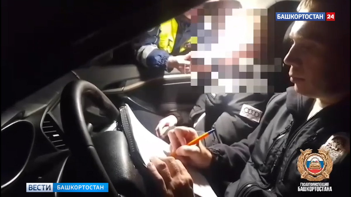    В Башкирии задержали пьяного 17-летнего подростка за рулем ВАЗа без водительских прав