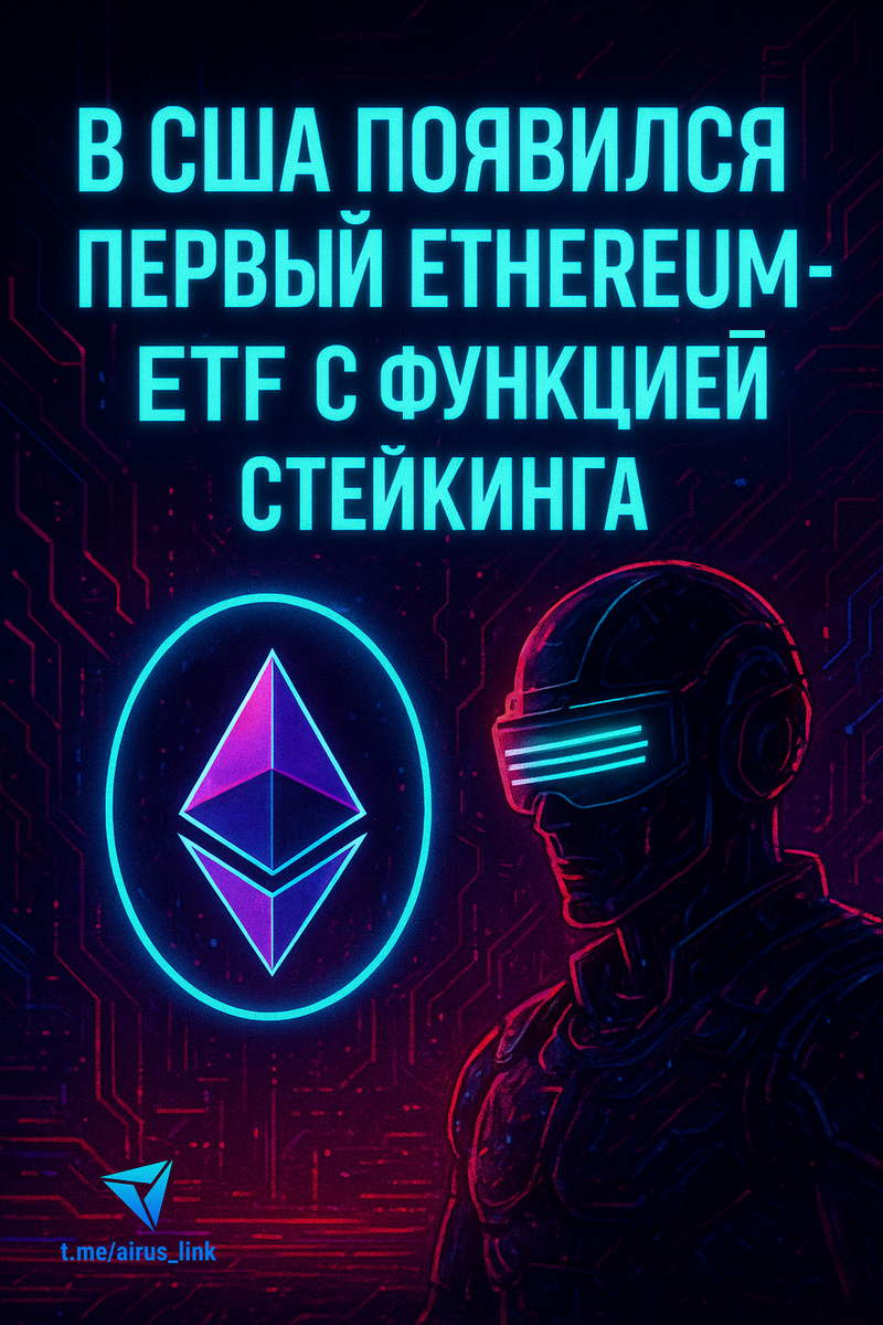 💸 В США появился первый Ethereum-ETF с функцией стейкинга