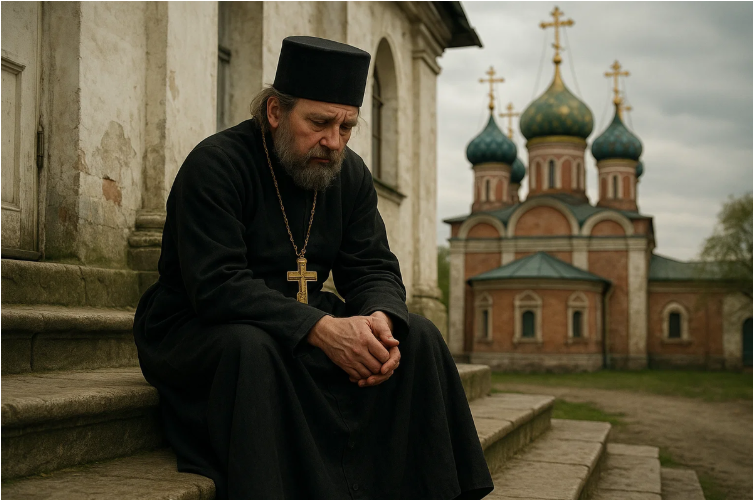 Священник во время отпевания побледнел, когда увидел лицо девушки