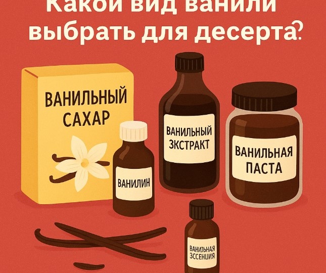 🍰 Ваниль, экстракт, эссенция, паста, икра: какой вид ванили выбрать для идеального десерта? 🌟