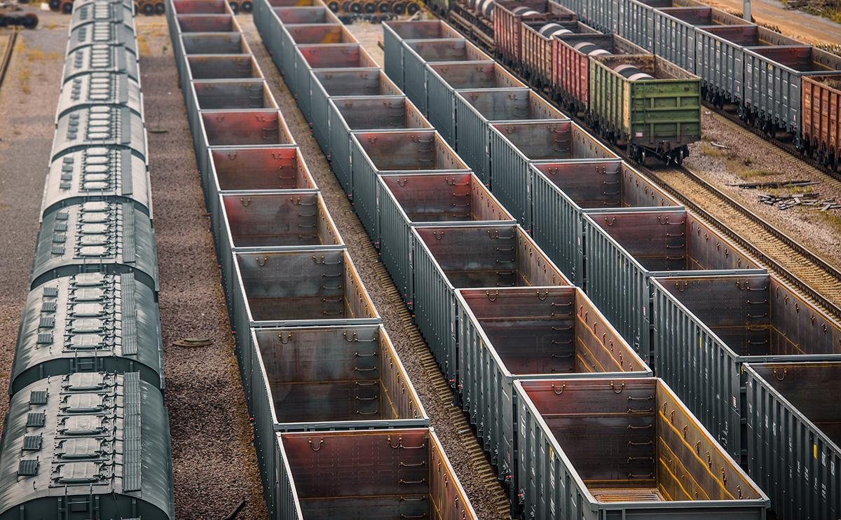 Грузовые вагоны. Источник: Екатерина Кузьмина/РБК
