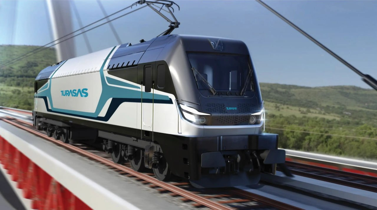 Визуализация проекта шестиосного локомотива от Türasaş. Источник: Türasaş