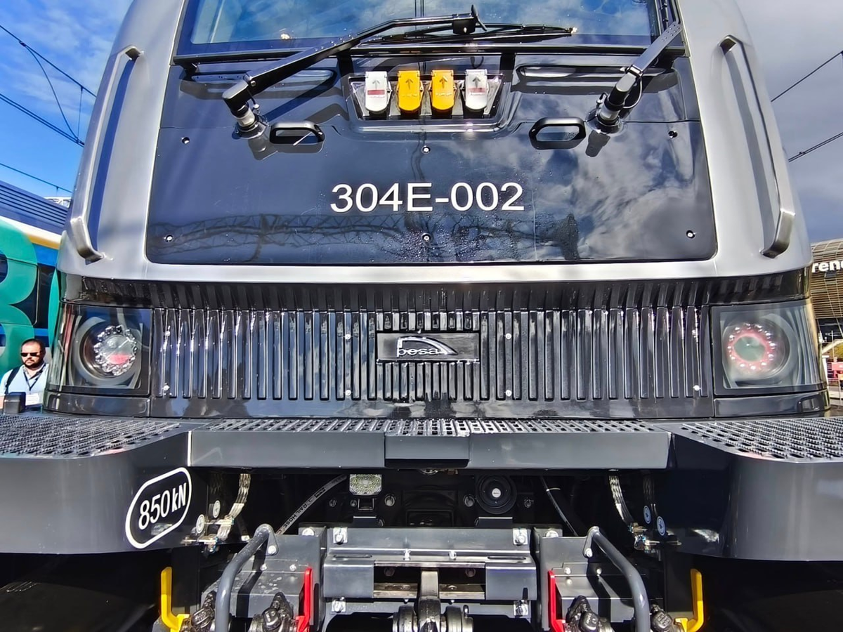 Маска первого электровоза Gama 3.0 от Pesa. Источник: Kolejowy Portal