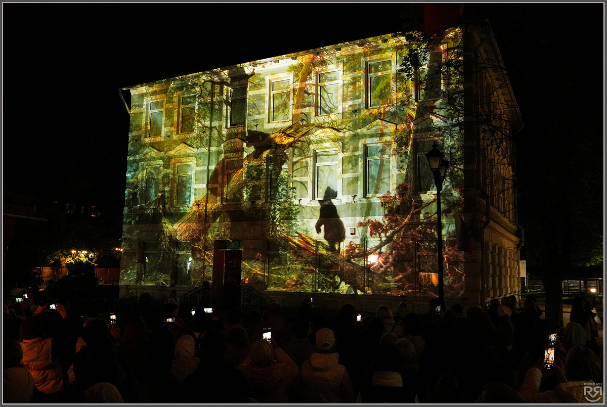 Зеленоградск. Арт-перформанс на Курортном проспекте. Фото: Михаил Рябинин